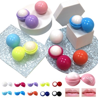 Creative Fruit Scented Round Ball Lip Balm